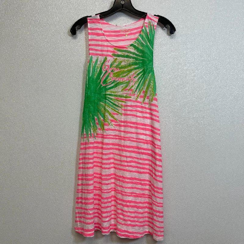 Dress Casual Short By Lilly Pulitzer In Hot Pink, Size: S