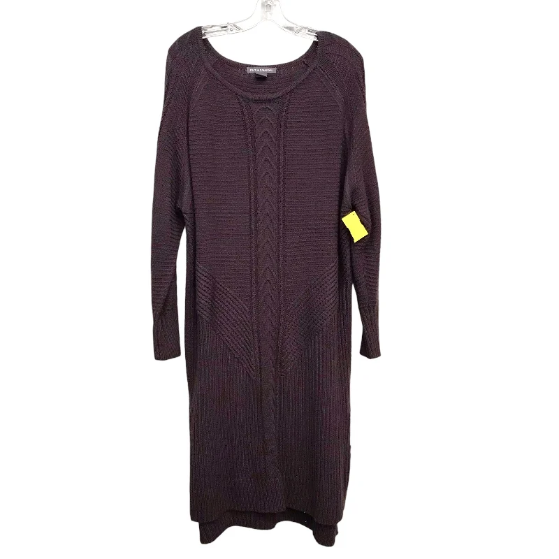 Dress Sweater By Kate & Mallory In Purple, Size:1X