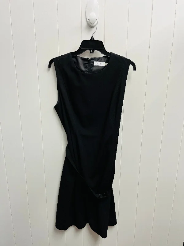 Dress Work By Calvin Klein In Black, Size: 14