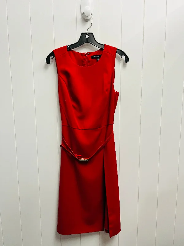 Dress Work By White House Black Market In Red, Size: S