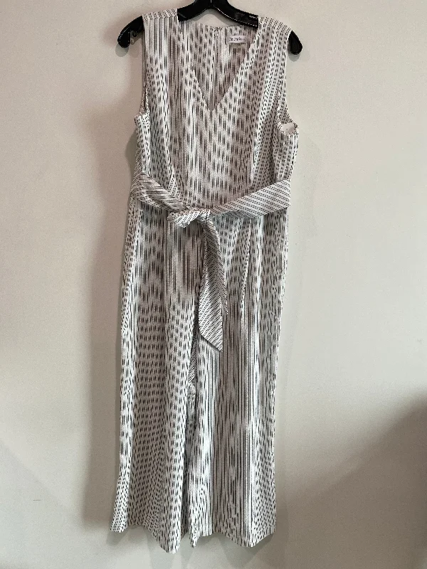 Jumpsuit By Calvin Klein In White, Size: L