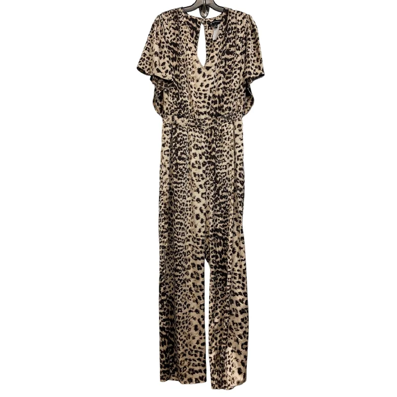 Jumpsuit By Inc O In Animal Print, Size: M