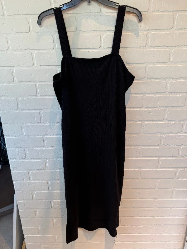 Dress Casual Midi By The Drop In Black, Size: L