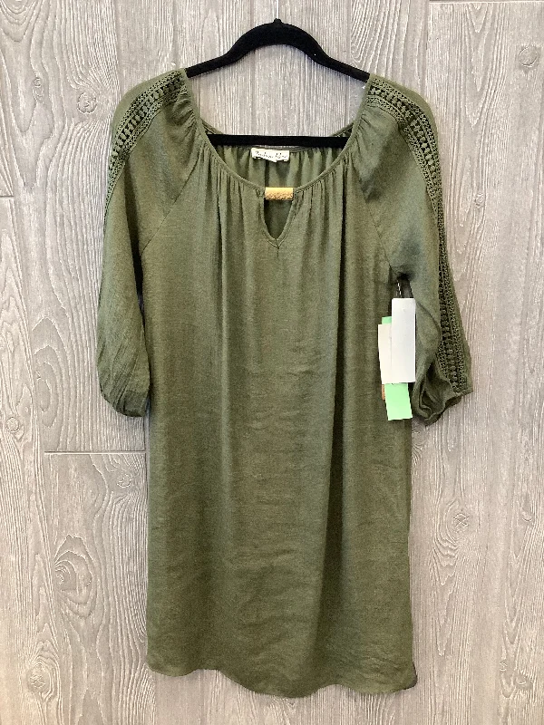 Dress Casual Midi By Clothes Mentor In Green, Size: Lp