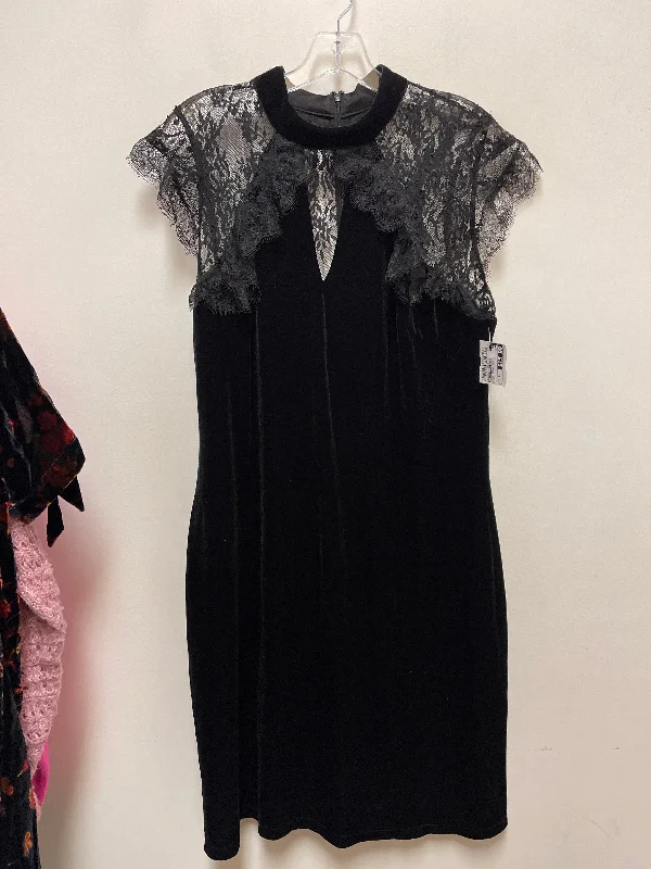 Dress Casual Midi By White House Black Market In Black, Size: 14