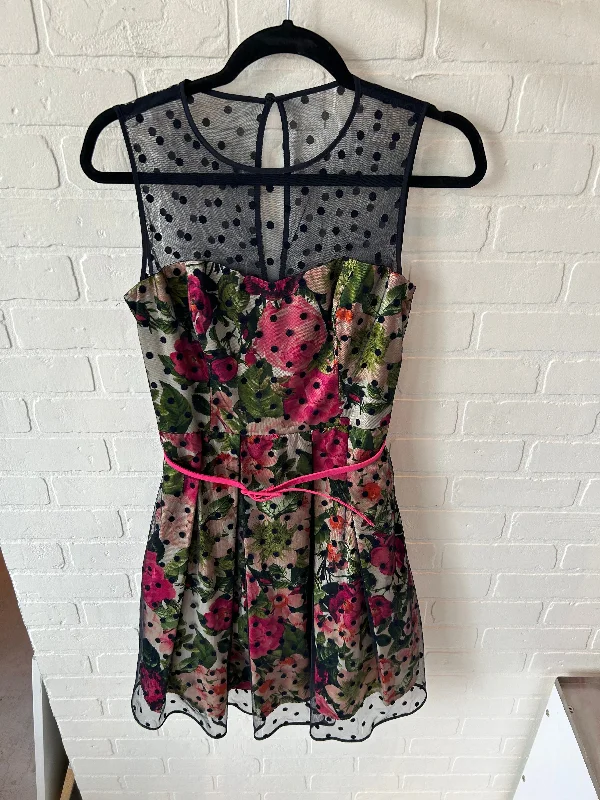 Dress Party Midi By Eliza J In Floral Print, Size: M