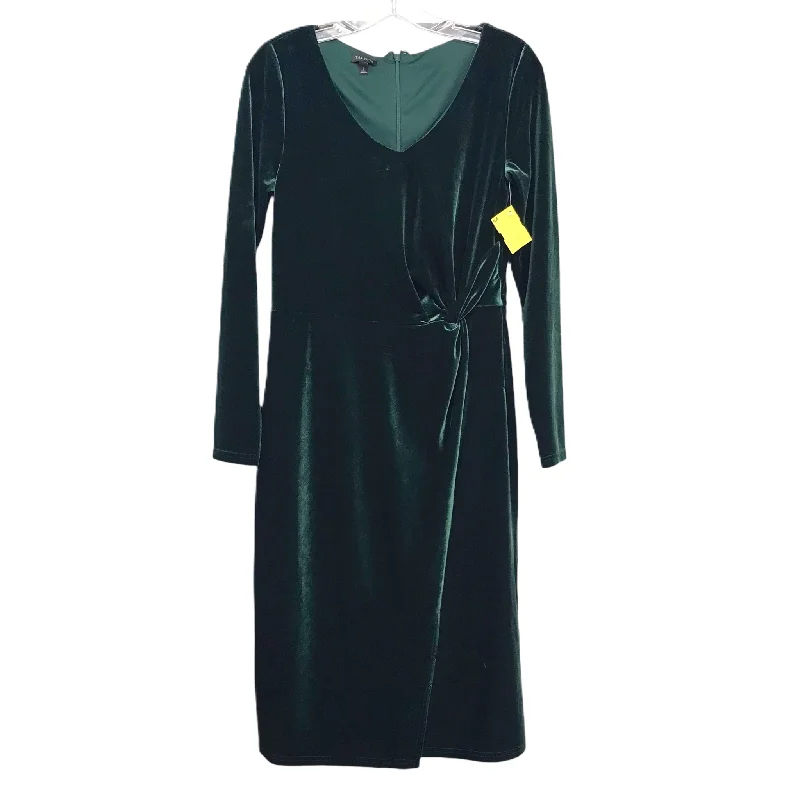 Dress Party Midi By Talbots In Green, Size: S