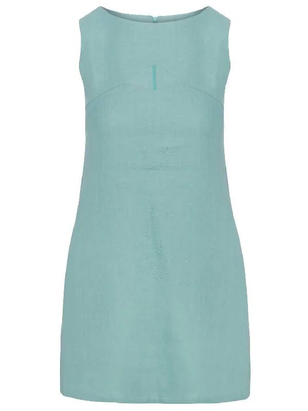 Tahlia Mini Dress In Seafoam