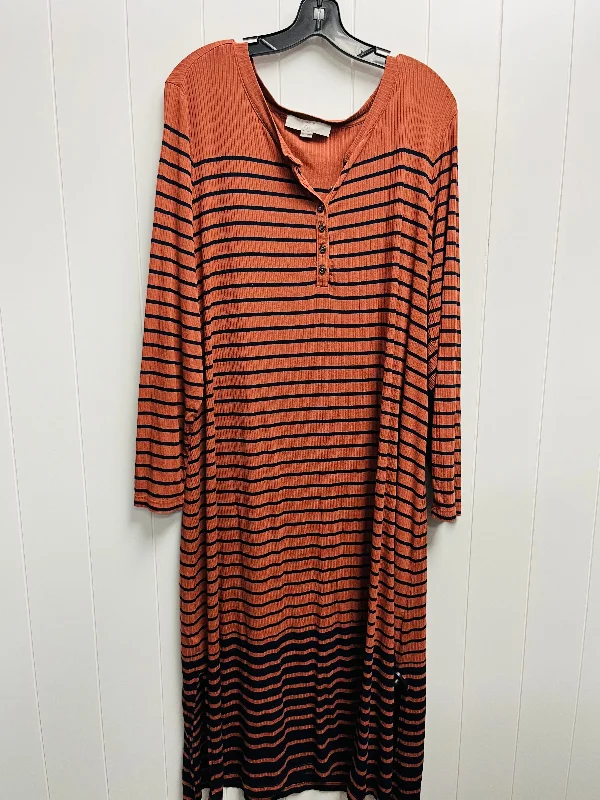 Tan Dress Casual Maxi Loft, Size 22