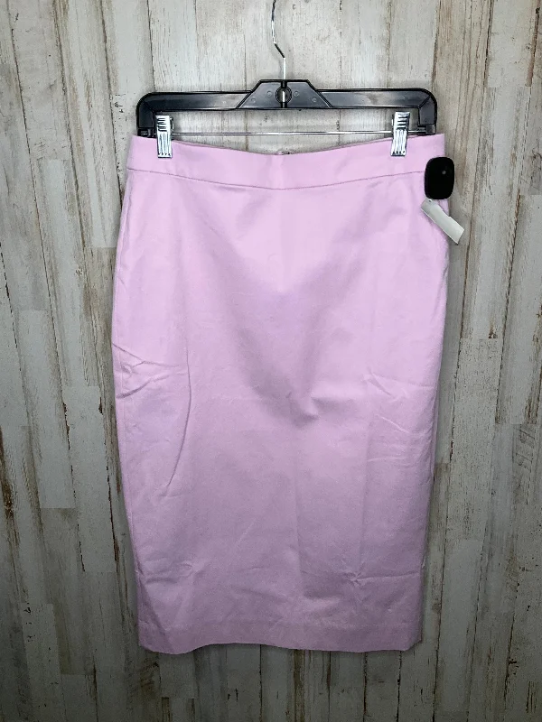 Pink Skirt Midi J. Crew, Size 8