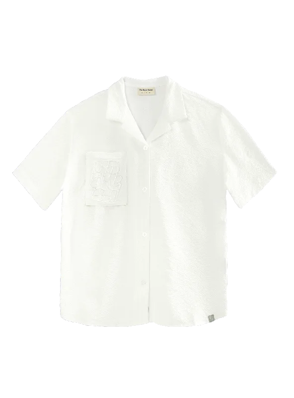 Resort Shirt (Seersucker Pearl)