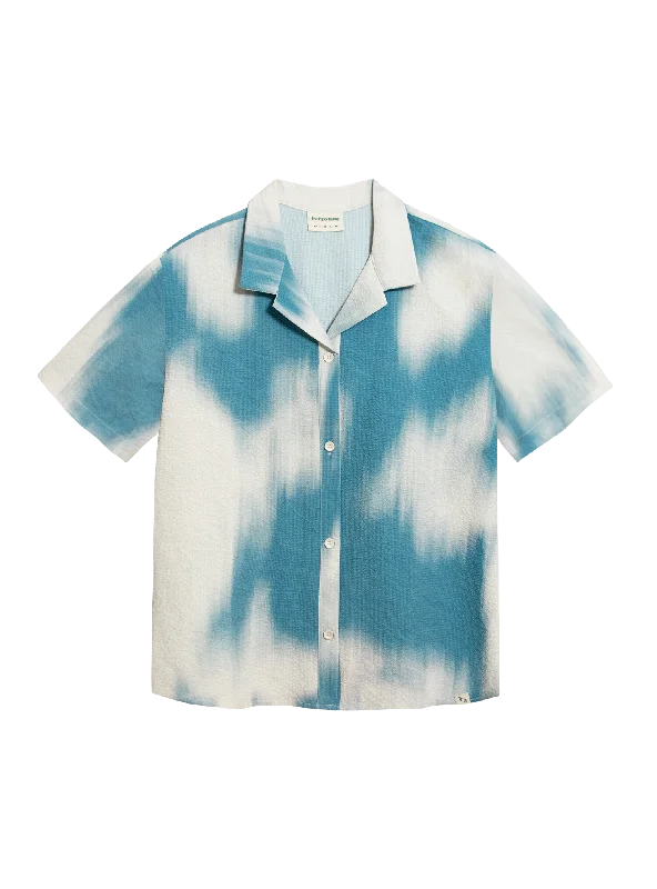 Resort Shirt (Seersucker Sky)