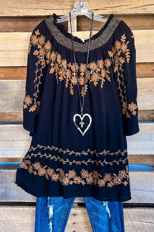 AHB EXCLUSIVE: Fall In Love Tunic - Black