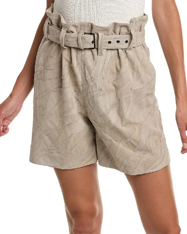 Brunello Cucinelli Suede Bermuda Short