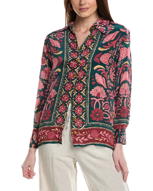 FARM Rio Seasheel Tapestry Shirt