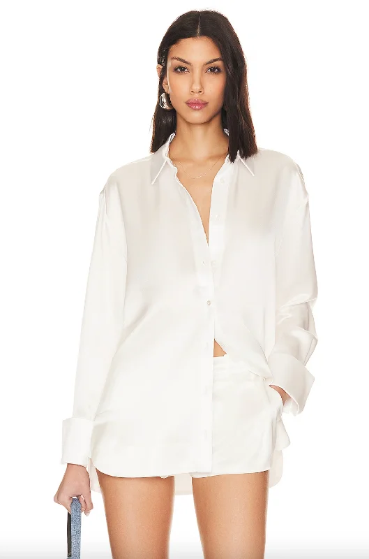 Zucker Silk Shirt - White