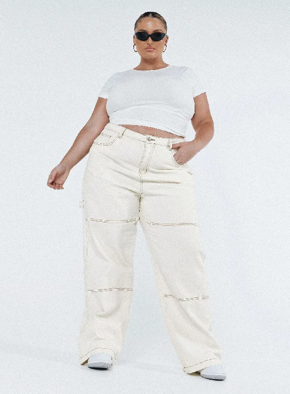 Copeland Jeans White Curve