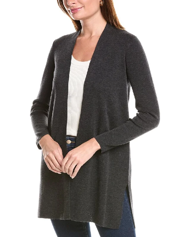 EILEEN FISHER Long Wool Cardigan