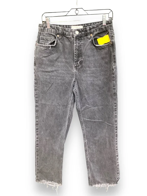 Jeans Straight By We The Free In Black Denim, Size: 8