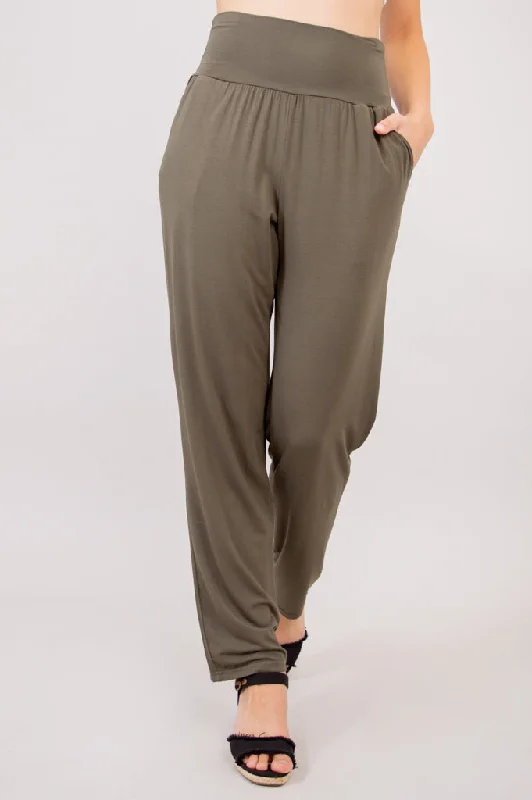 Clair Pant, Khaki, Bamboo