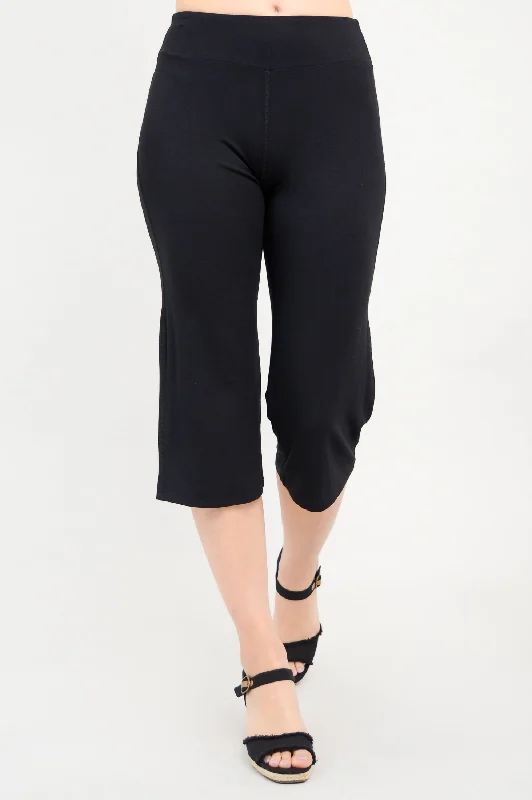 Yoga Capri, Black, Bamboo